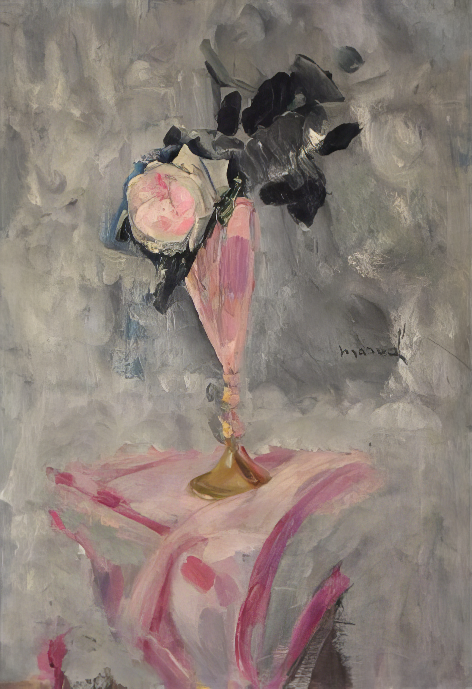 Jacqueline Marval inspiration: Rose in a Vase, 1922