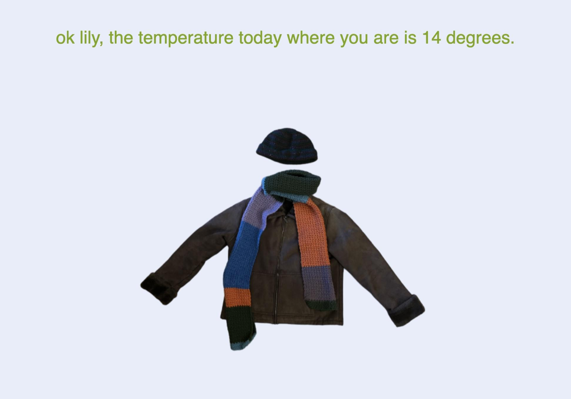 What Jacket Should I Wear Today?