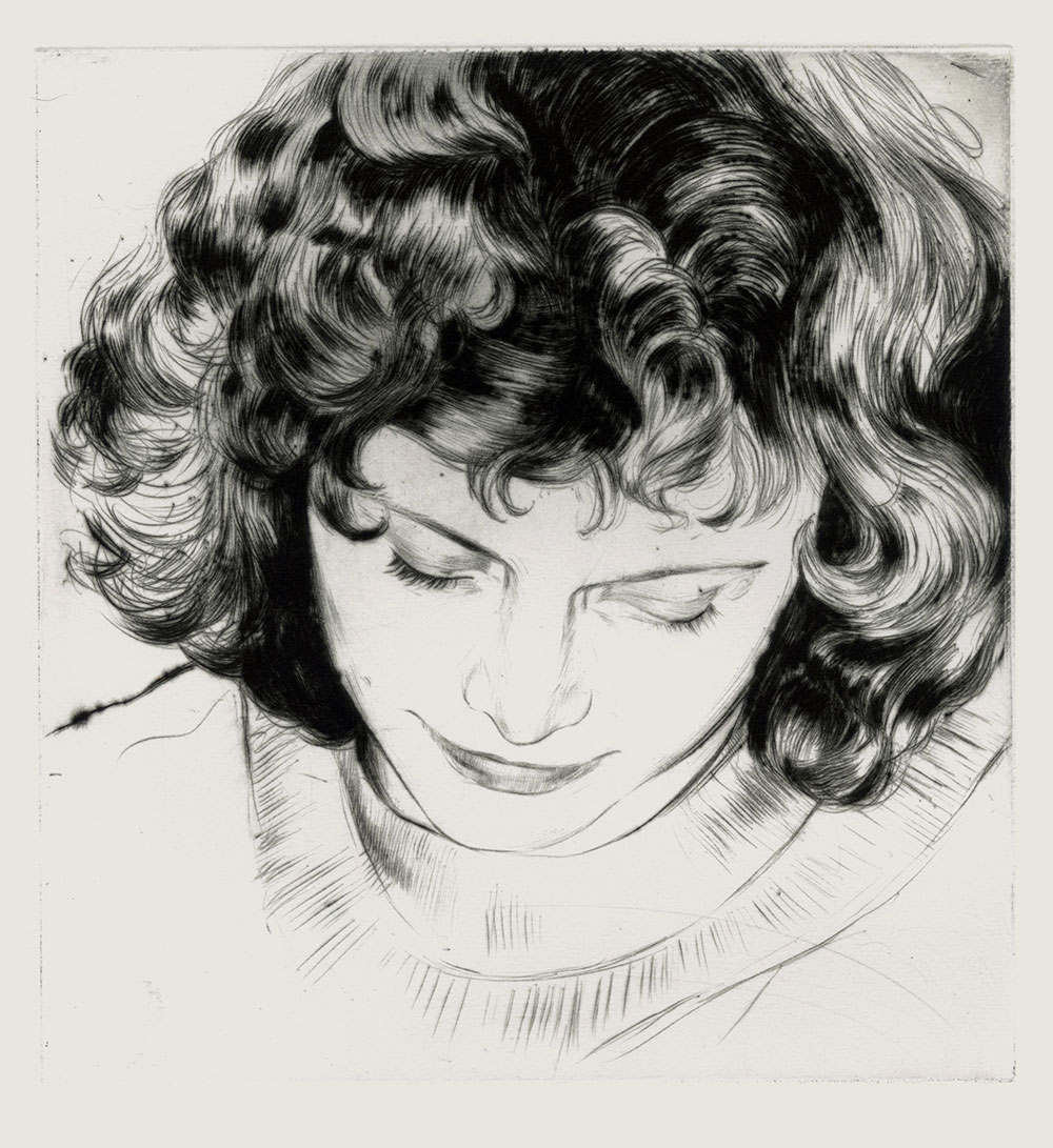 untitled, drypoint, 2023