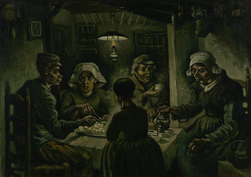 The Potato Eaters (1885), VIncent Van Gogh 