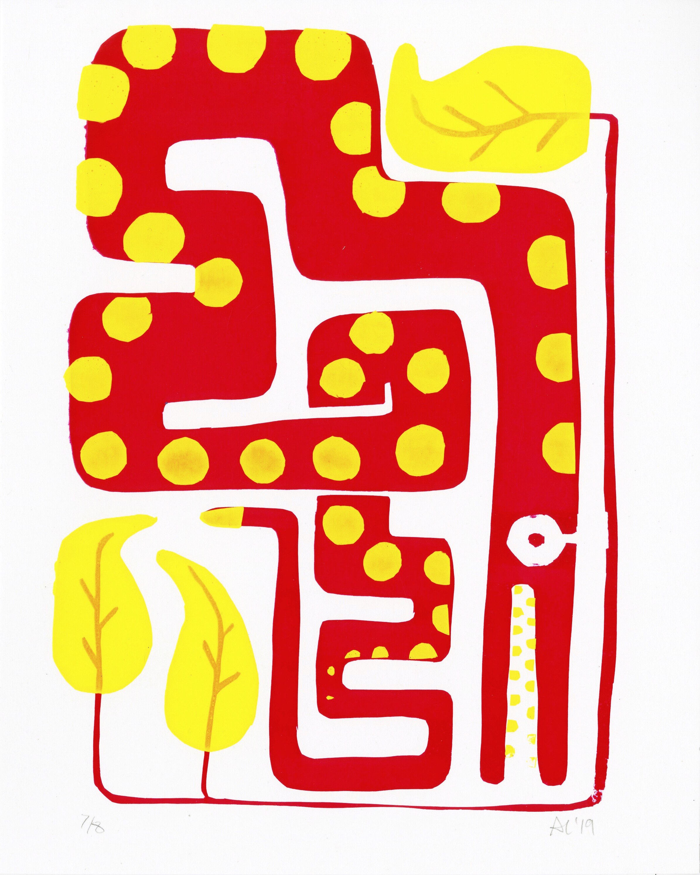 my first screen print 2018