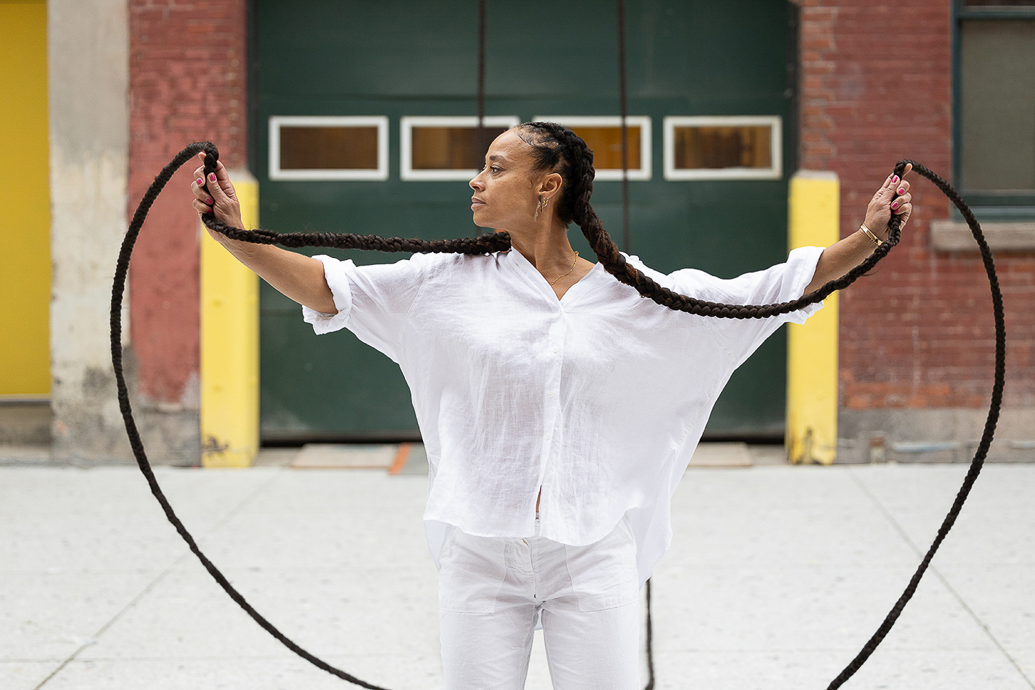 Jeannette Ehlers, We're Magic, We're Real #3 (These Walls), Fonderie Darling (MOMENTA 2023). Photo : Mike Patten.