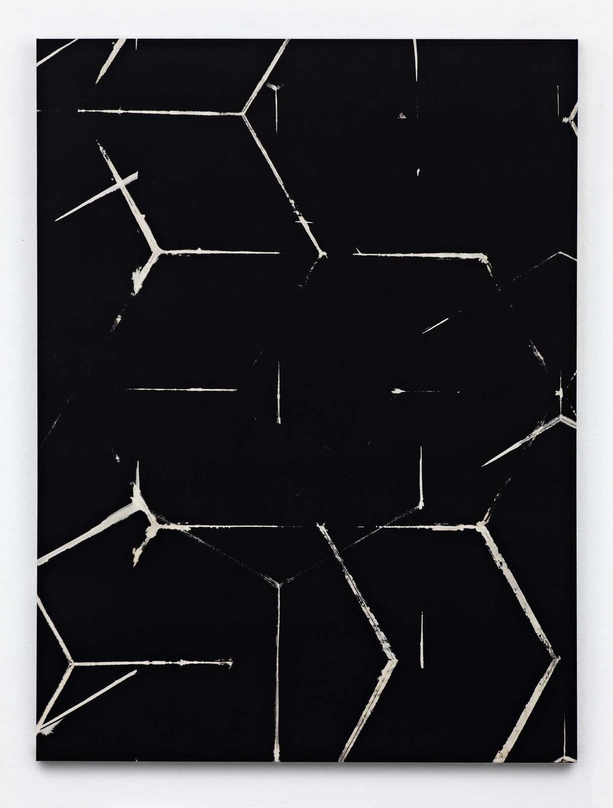 untitled, 200x150cm, bleach on canvas, 2011