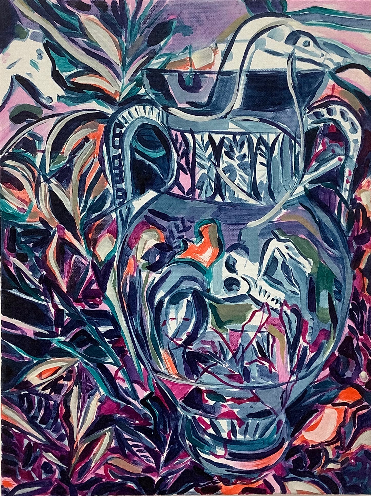 Emi Avora, Blue Vase, 2019