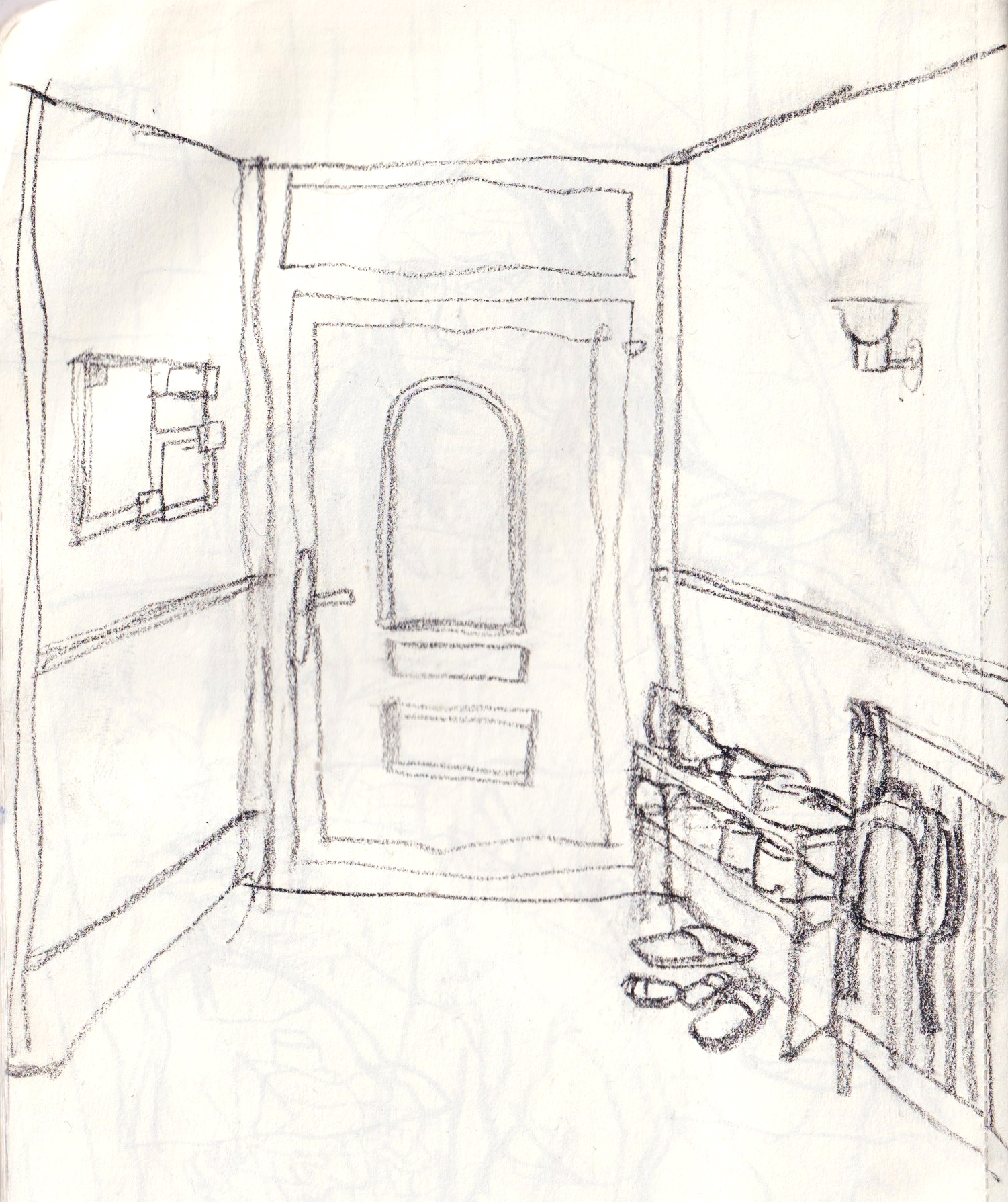 Preliminary sketch - entrance