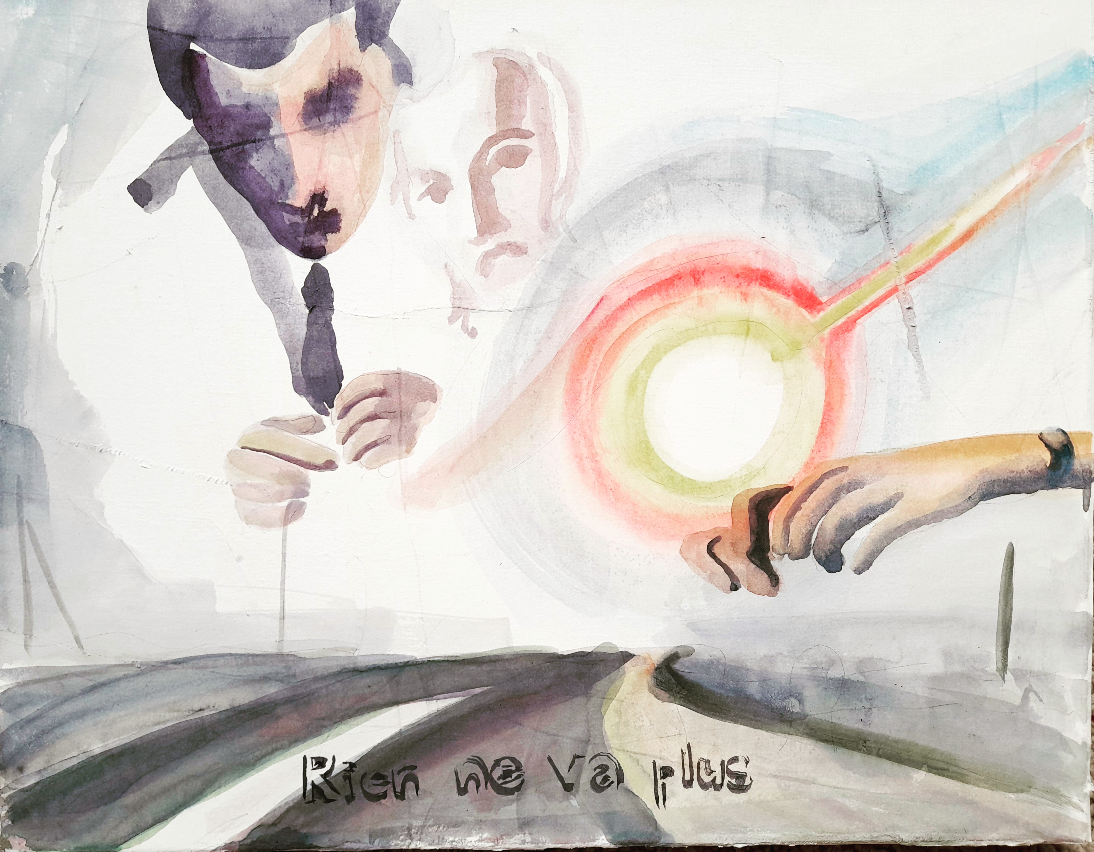 Faites vos jeux, 2022, 40x50cm, techniques mixtes