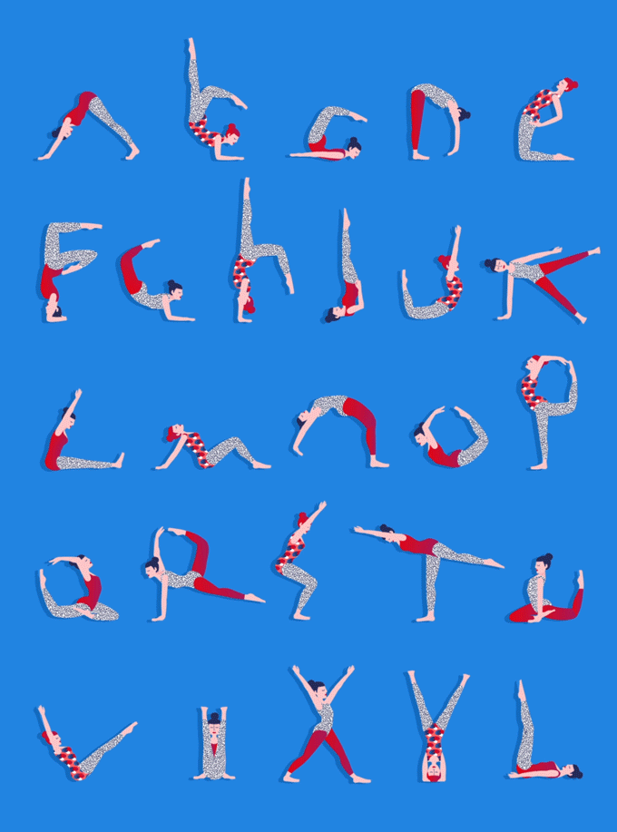 Bodies Alphabet 3 by Dans-Design on DeviantArt | Yoga for kids, Yoga poses,  Alphabet