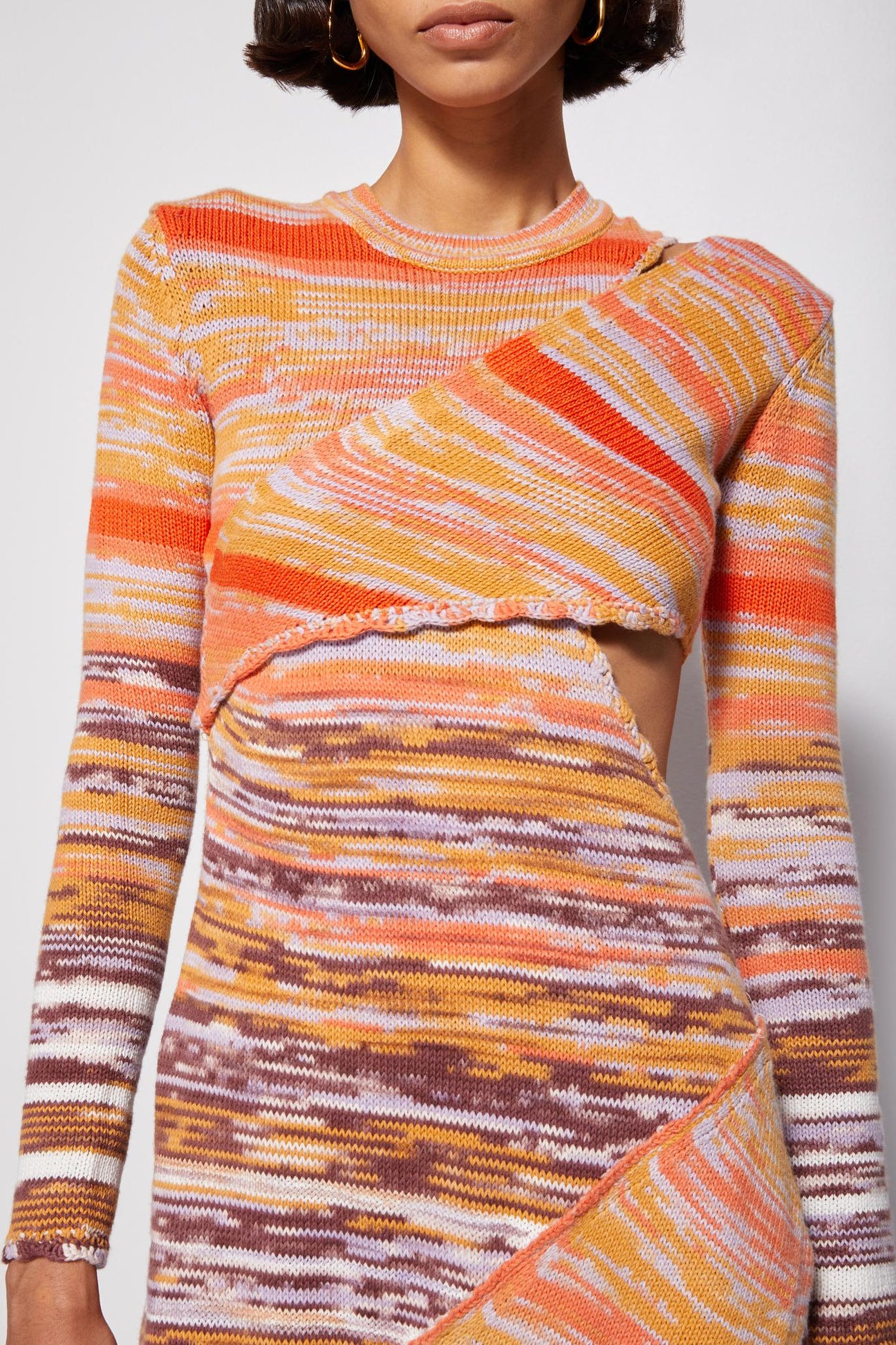 Spacedye Knit Midi Dress by SIMKHAI for $90