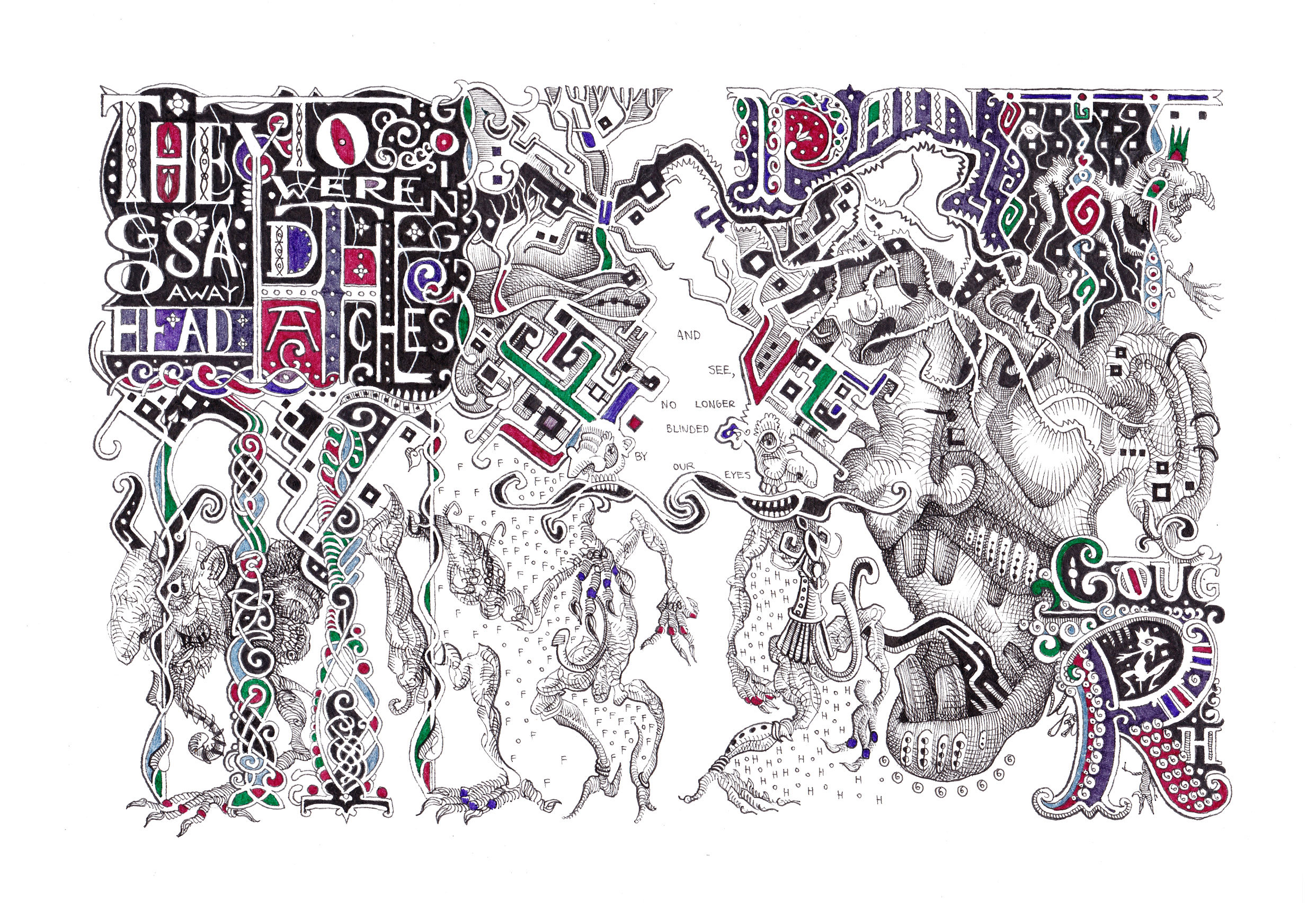 And see, no longer blinded