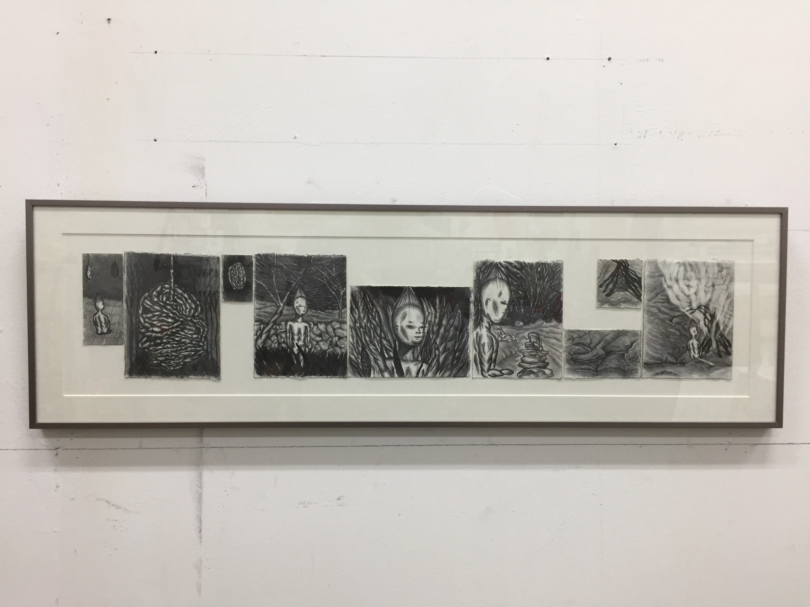 다가올 시간을 위한 드로잉 Drawing for the time to come_pencil on paper_2016