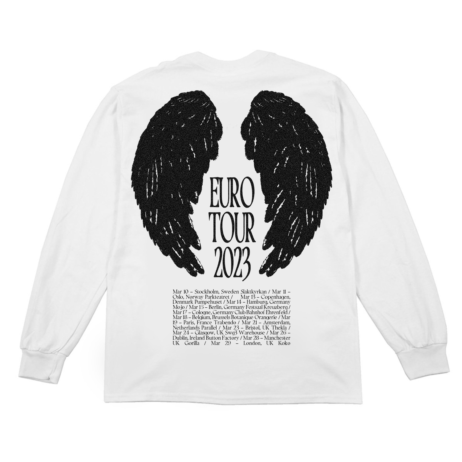 CHANNEL TRES: Europe Tour Merch Design