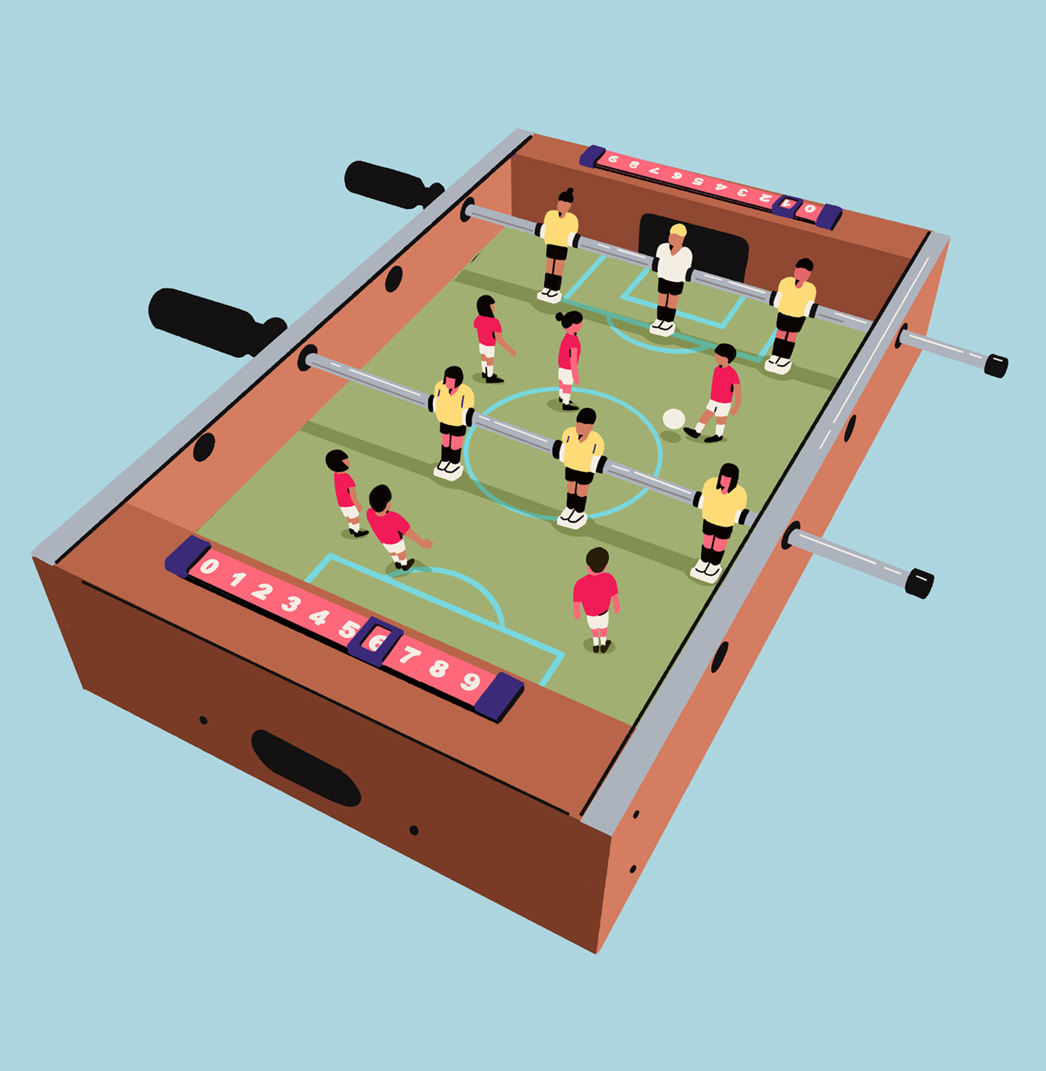 A difficult game. A difficult game