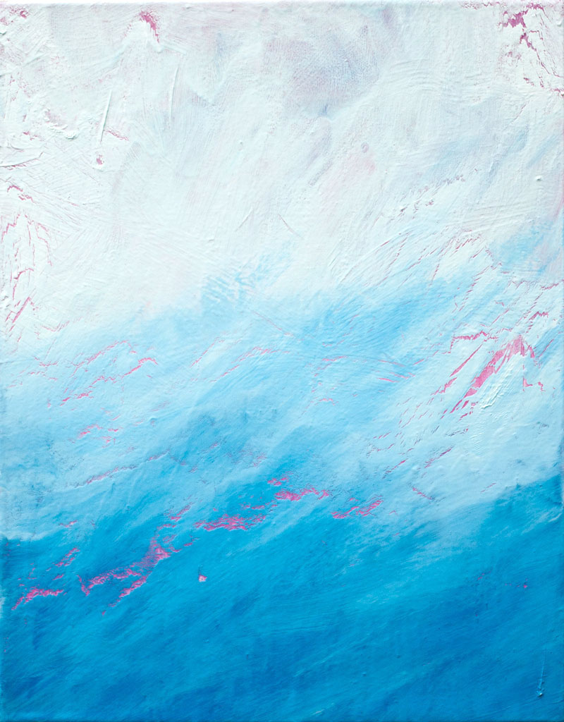 Over, And From Below, 2015, 11"x14", Oil on canvas