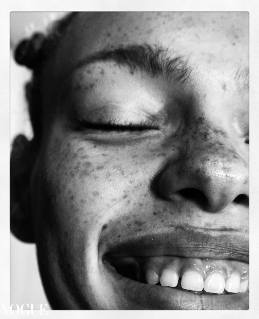 'Smiles with Carissa'  Vogue Feature