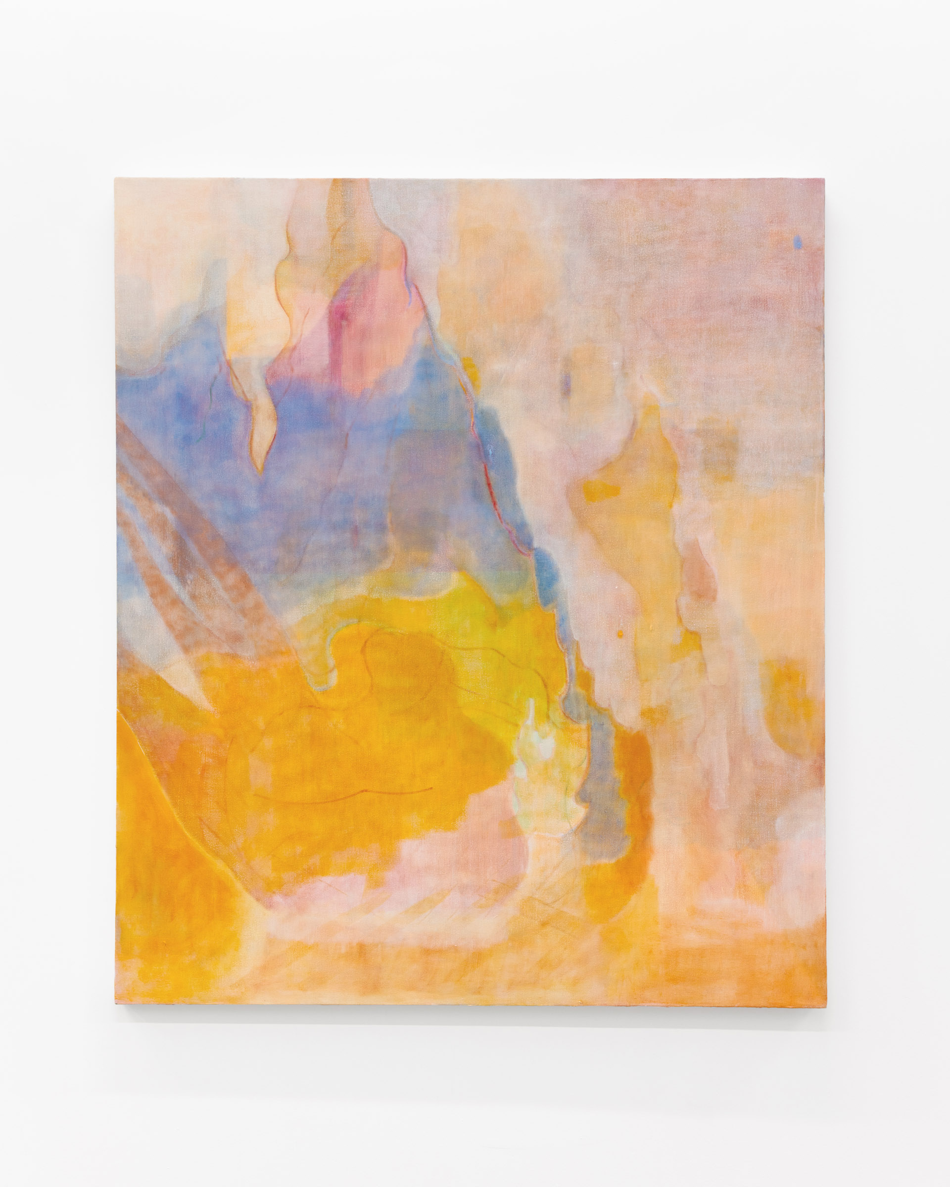 Flaming,  48 X 56 inches, oil on canvas, 2019