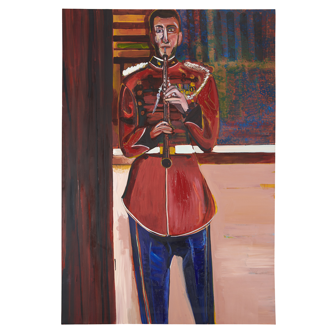 The President's Bassonist, 201470 x 46 in.Oil on canvas