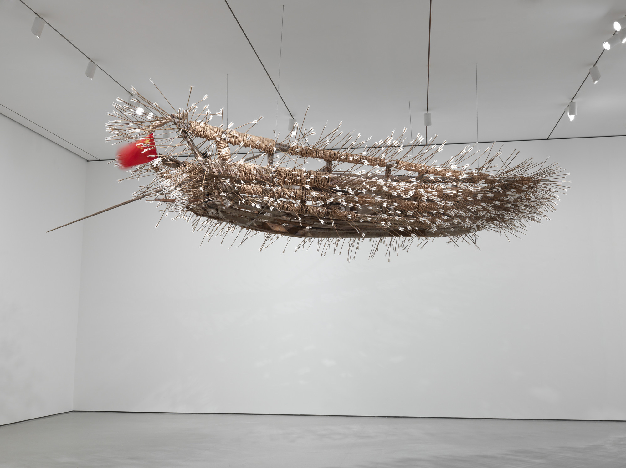 Cai Guo-Qiang, Borrowing Your Enemy's Arrows 1998, MOMA