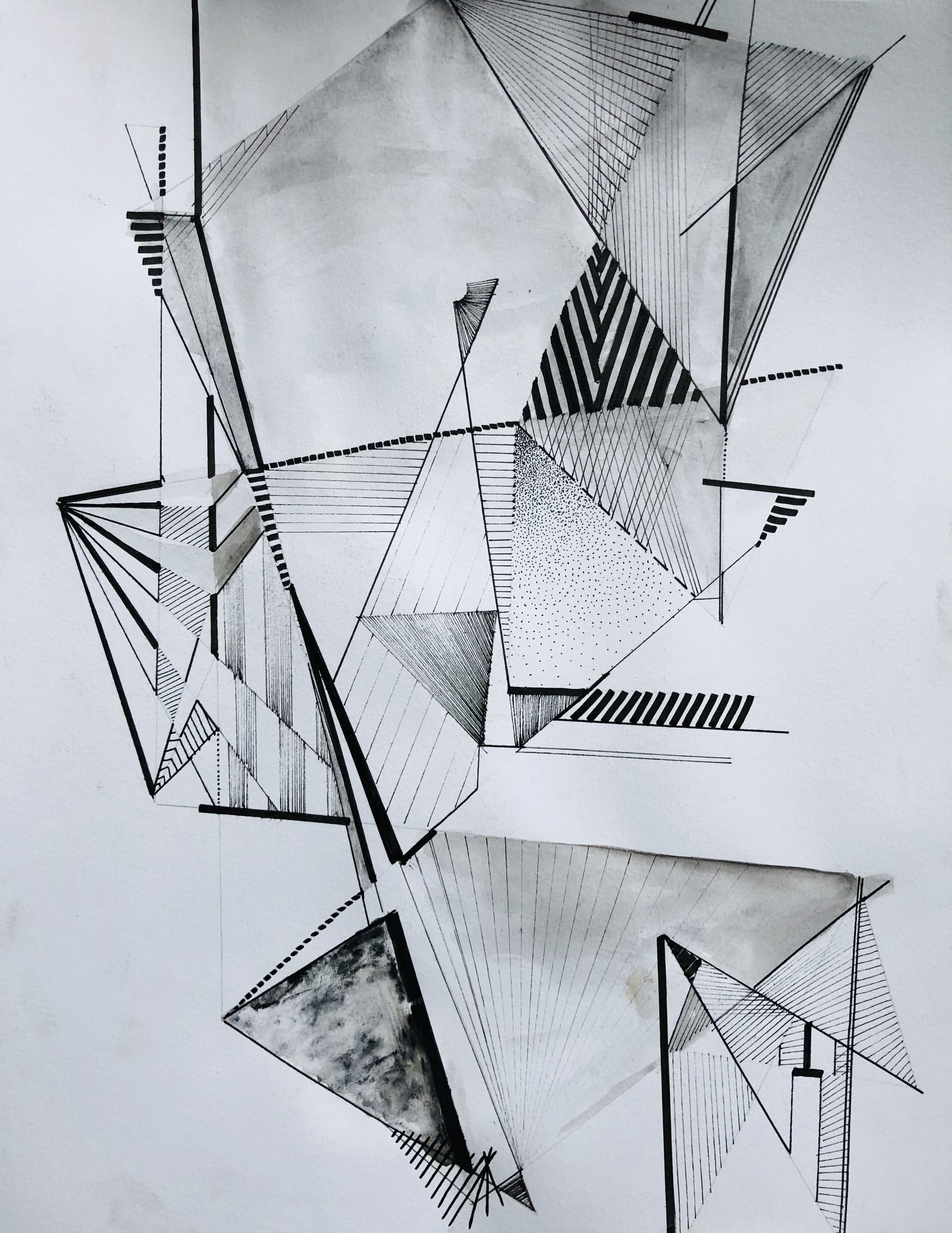 Muskaan Bhukhanwala, Geometric Abstraction, 2021