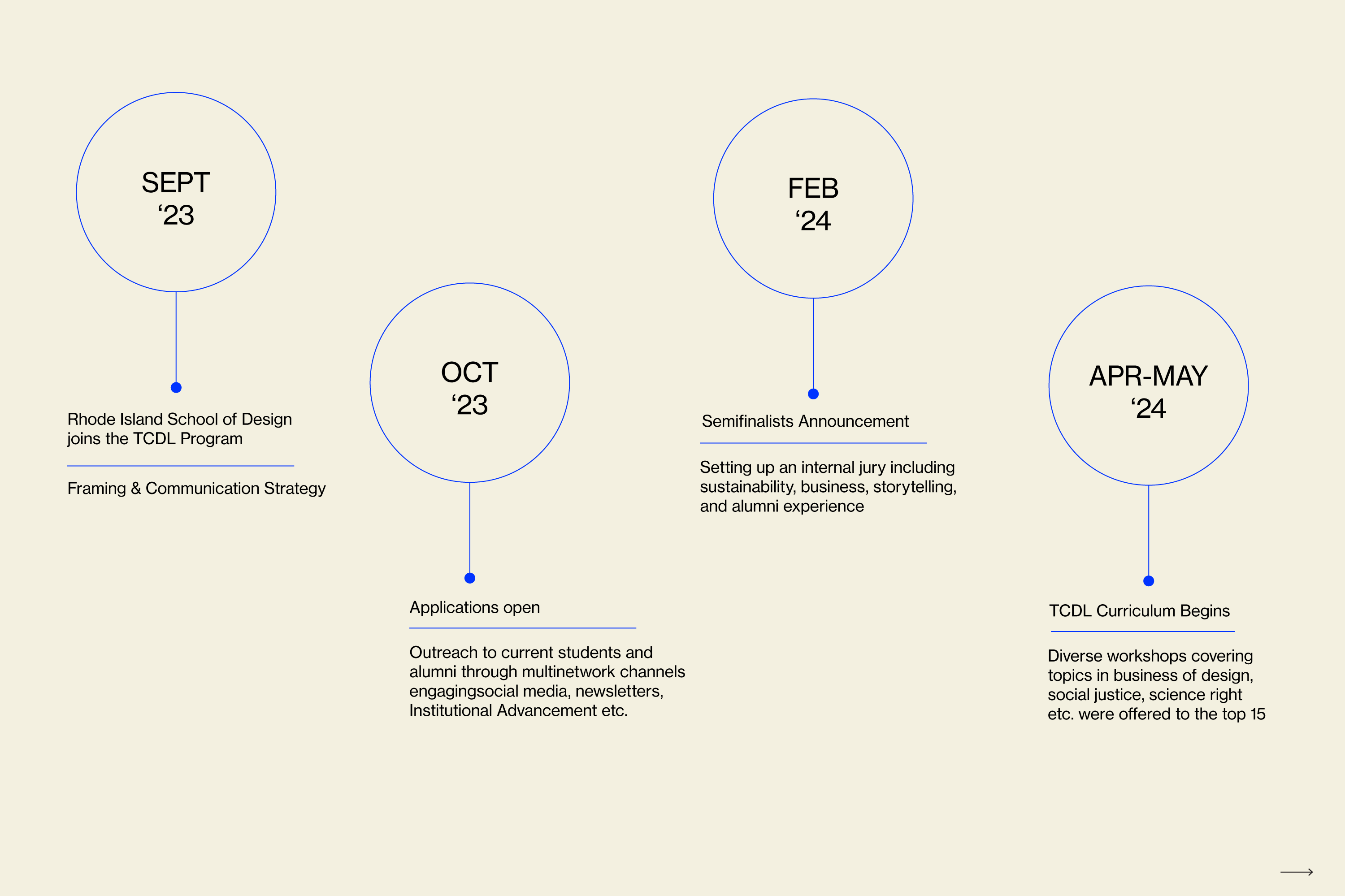 Project timeline and strategy structure through 12+ months.