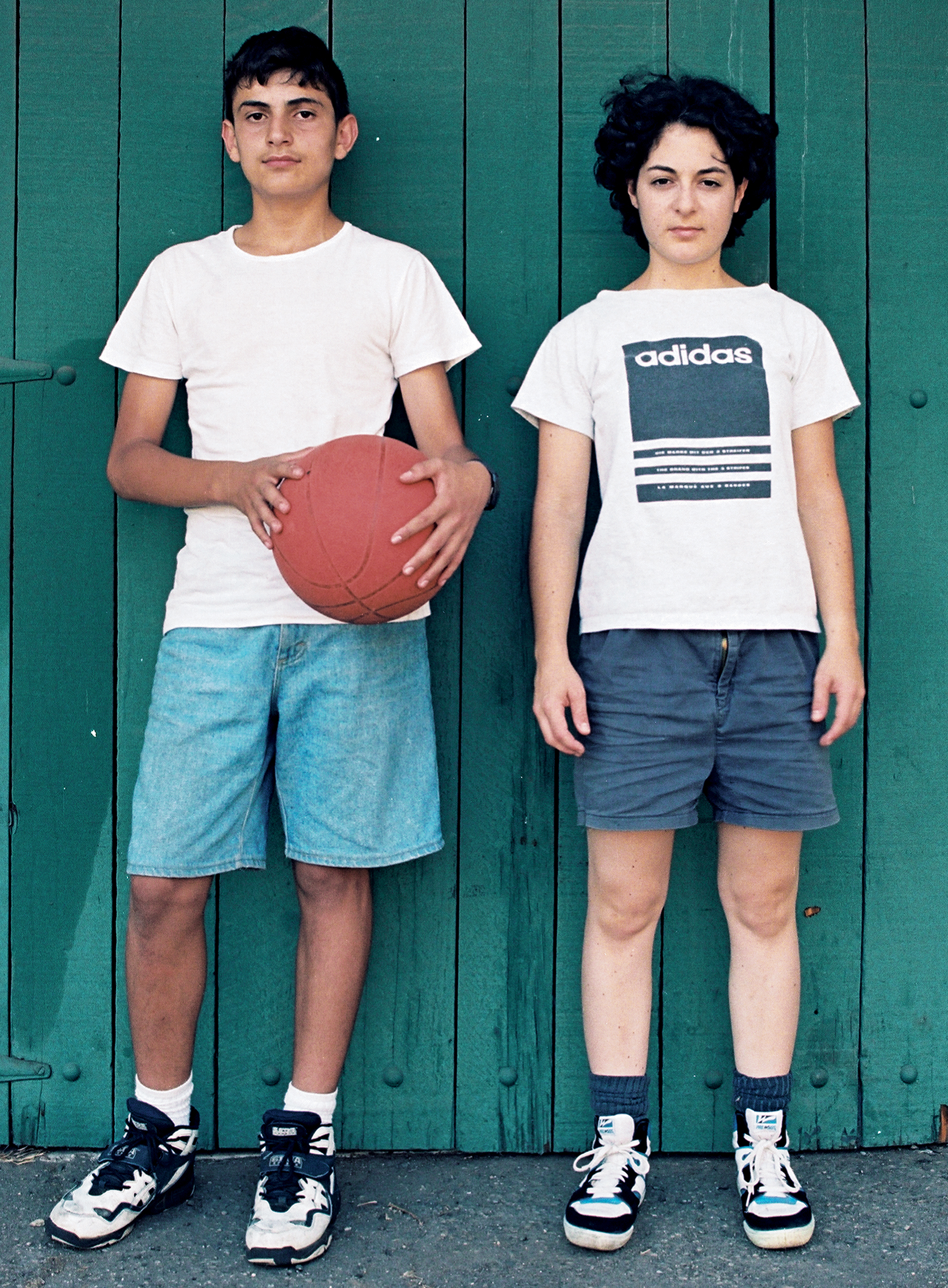 Study for 16mm Film (Poinsettia Community Recreation Center Basketball Court, Poinsettia Street and Willoughby Avenue, Los Angeles), 1996. C-print; 13 &frac14; &times; 9 &frac34; inches