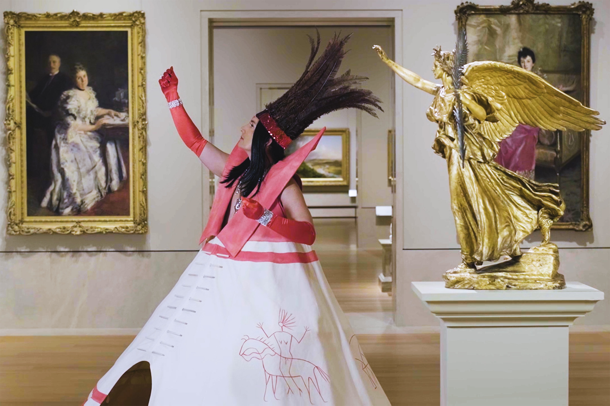 Kent Monkman’s ‘mistikôsiwak’ and Miss Chief Eagle Testickle