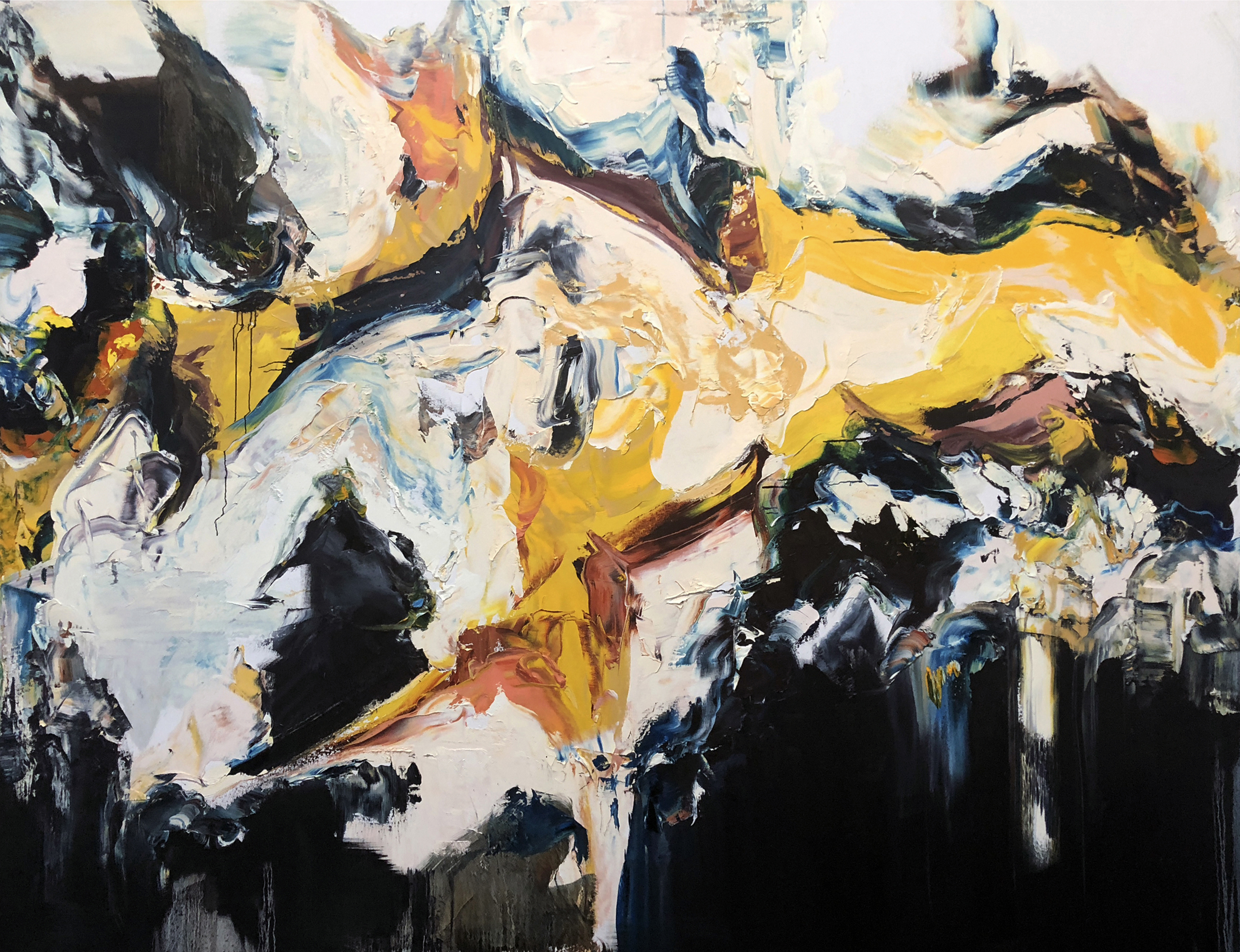 20. Untitled 2018 oil on canvas 96 x 72’ inches