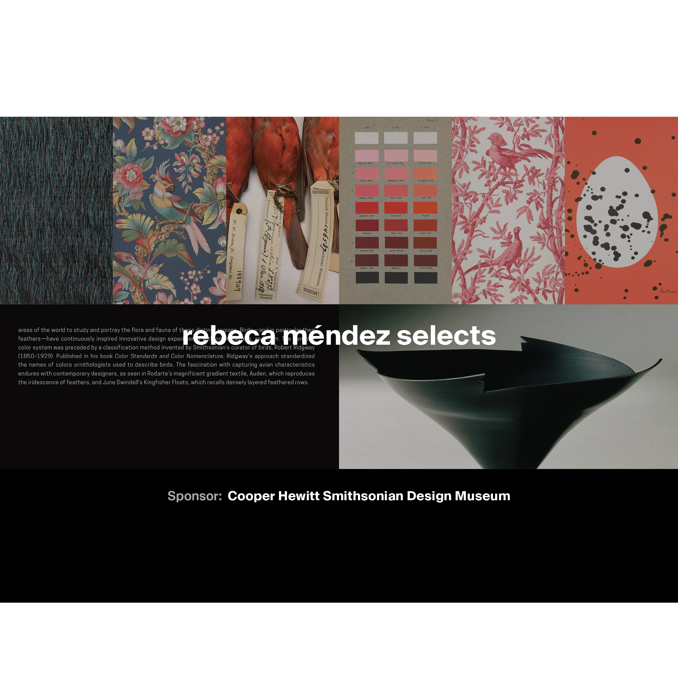 cooper hewitt, smithsonian design museum. oct 5, 2018 – jun 16, 2019