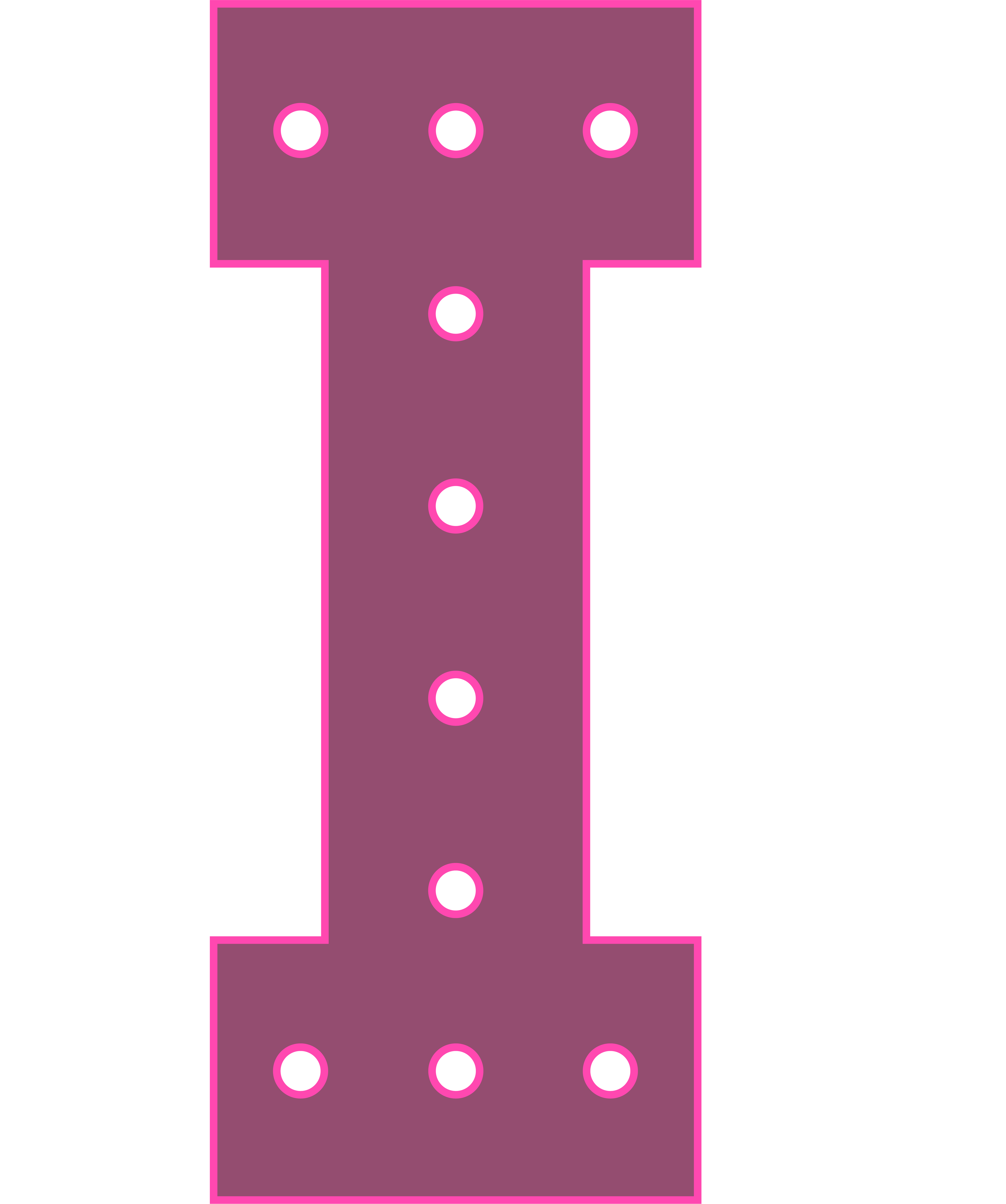 Large maroon font designed to mimic marquee letters spells out the phrase “TITLE IX”.