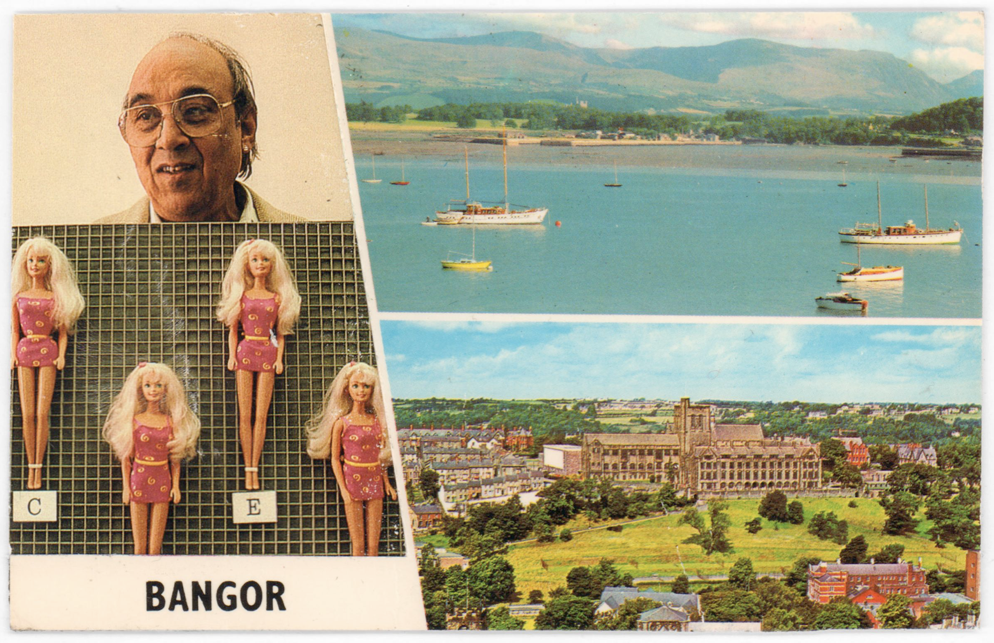 Bangor, 2017, collage, 13 x 9 cm