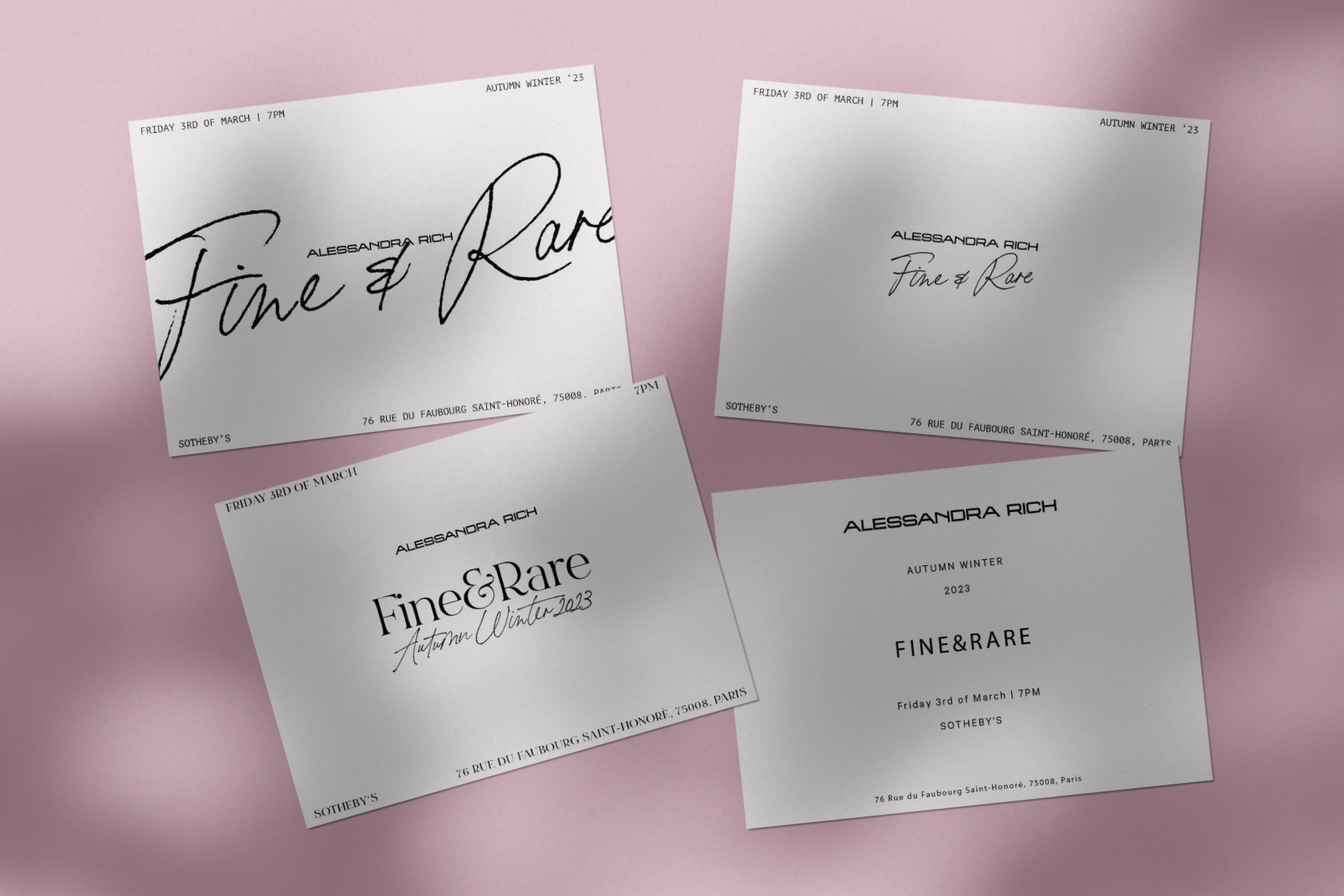 Alessandra Rich FW Invites