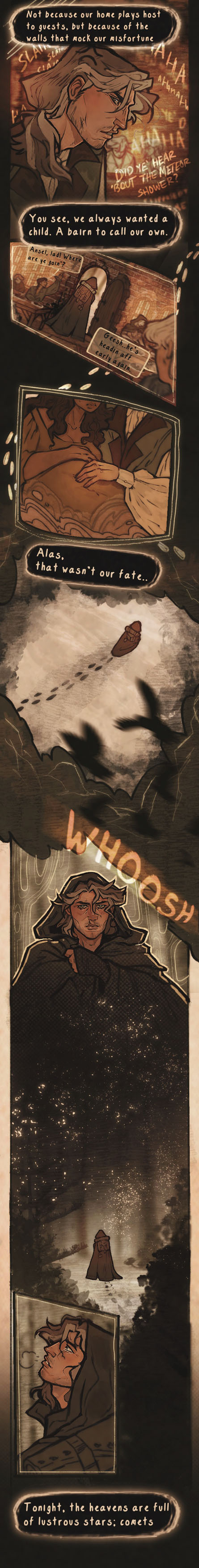 Hiraeth  Digital Illustration, 7&rdquo; x 69&rdquo; , 2022