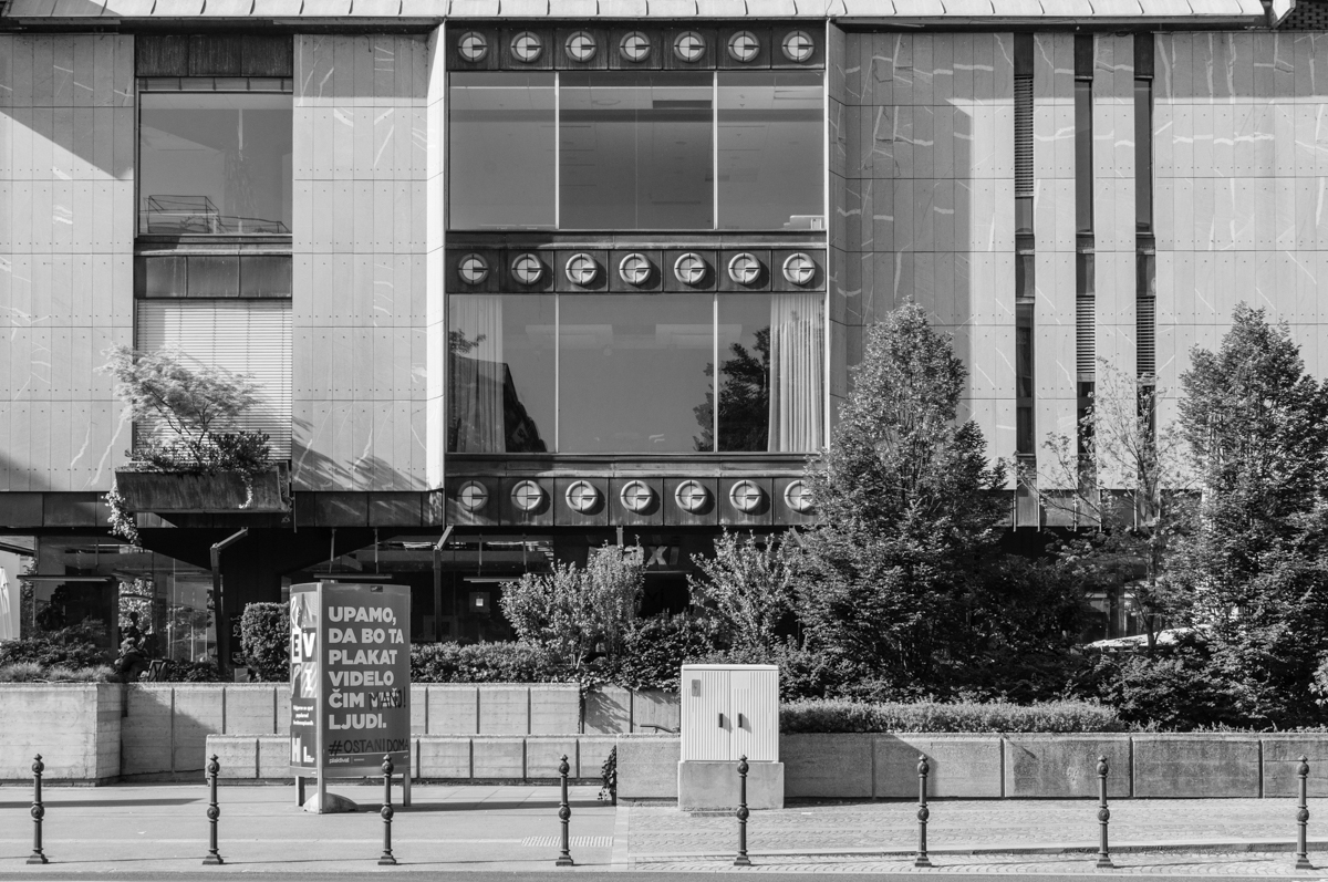 Veleblagovnica Maximarket, Ljubljana / 1971, Edvard Ravnikar