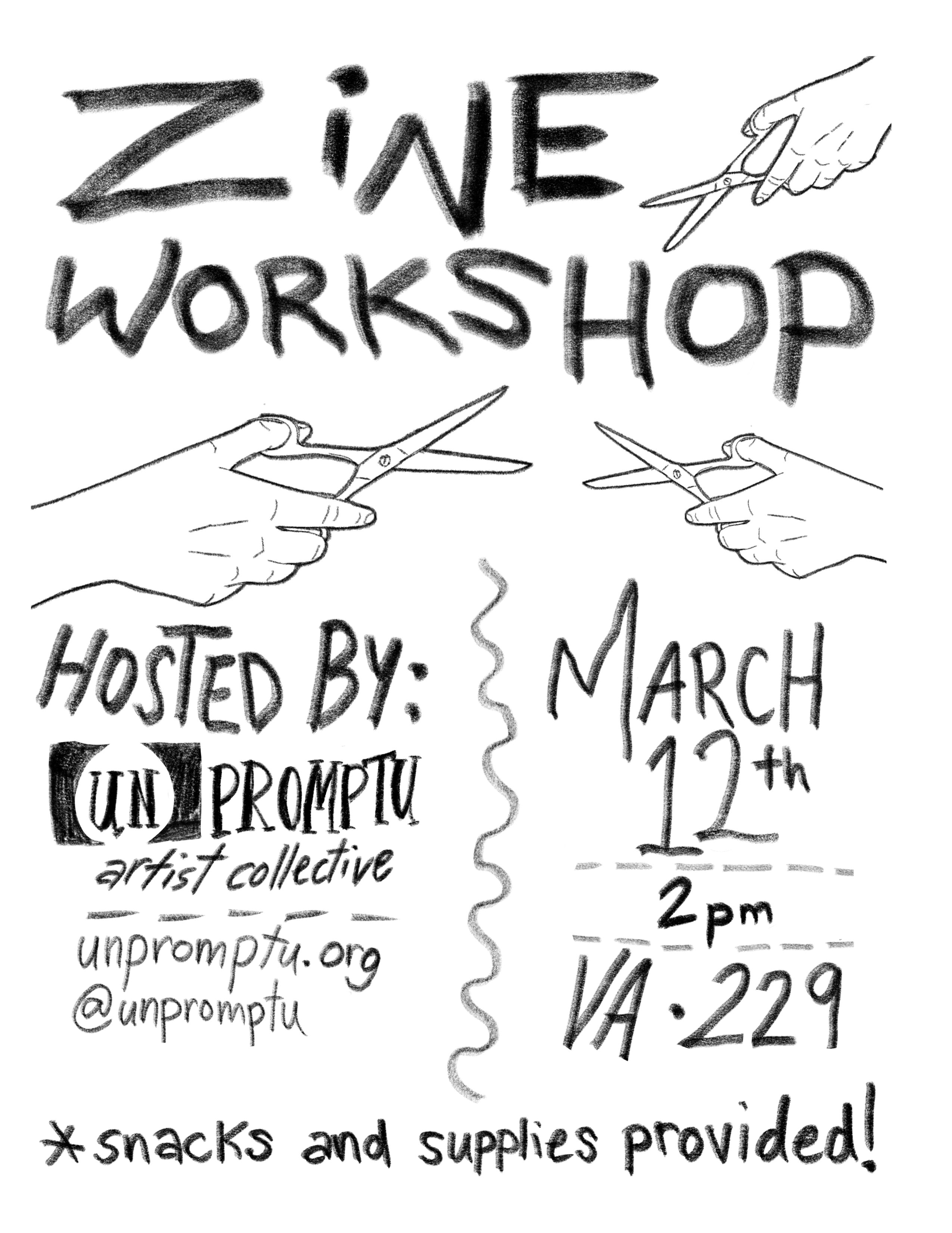 Poster from Zine Workshop