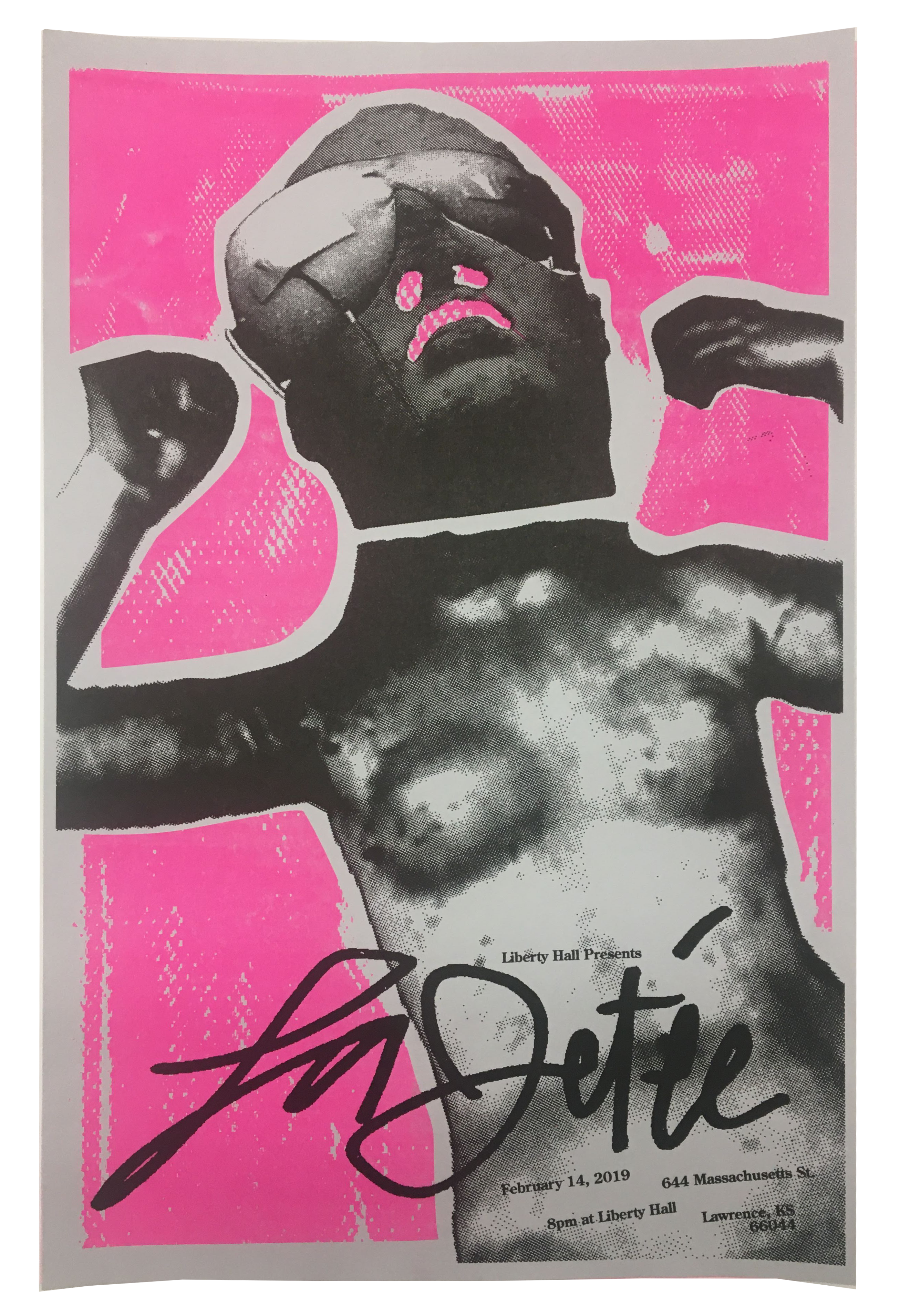 La Jetee Risographed poster, 2019