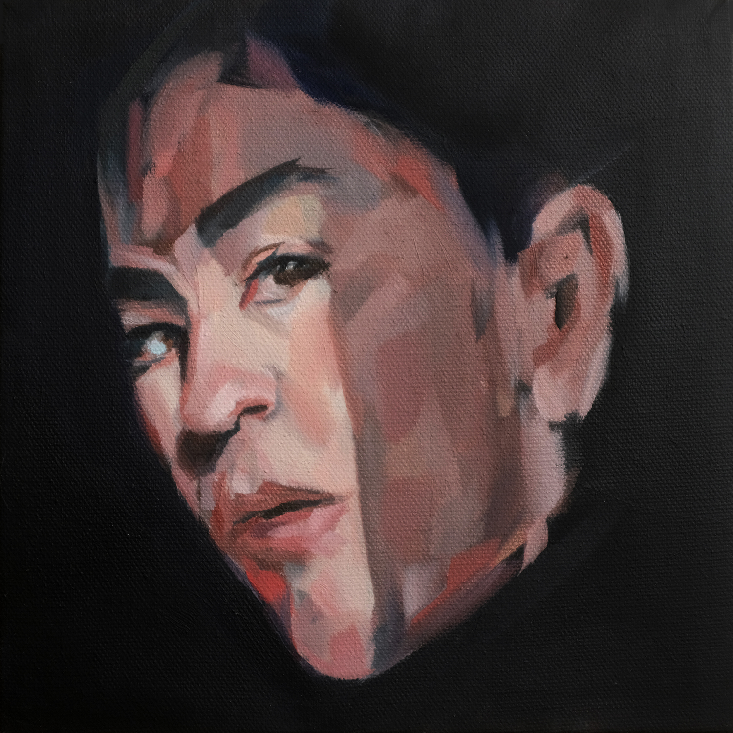 Recourse, Oil on Canvas, 8 x 8 in
