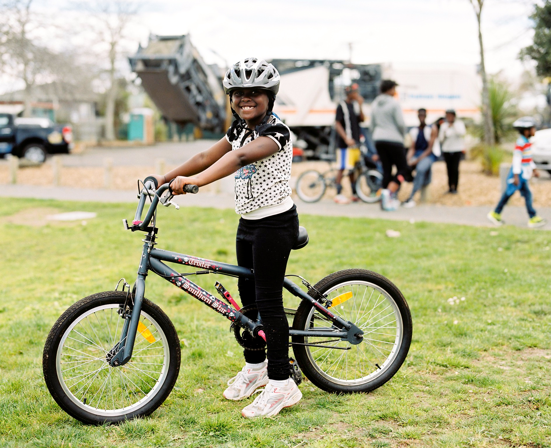 Clementine gets a bike, 2015