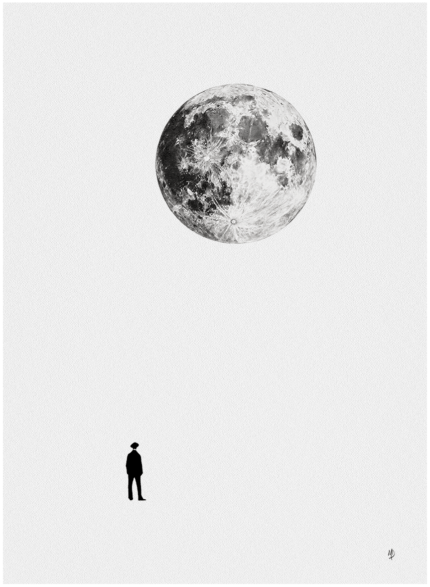 IN THE END  42 x 33cm  SOLD