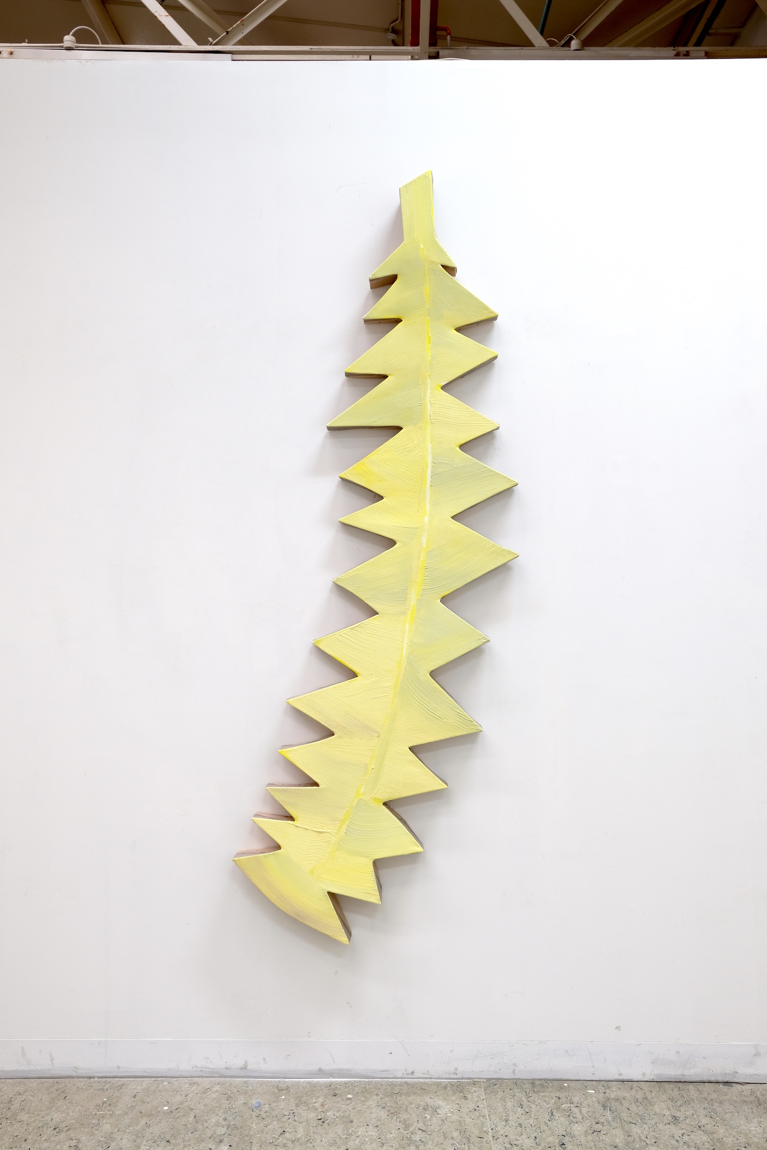 You end up chasing the thing that chases you. Oil, acrylic, gesso and linen on steam bent artist support. 205 x6 7x 10cm 2020