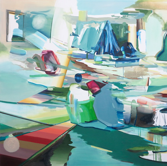 till 96, oil on canvas, 120 x 120 cm, 2013