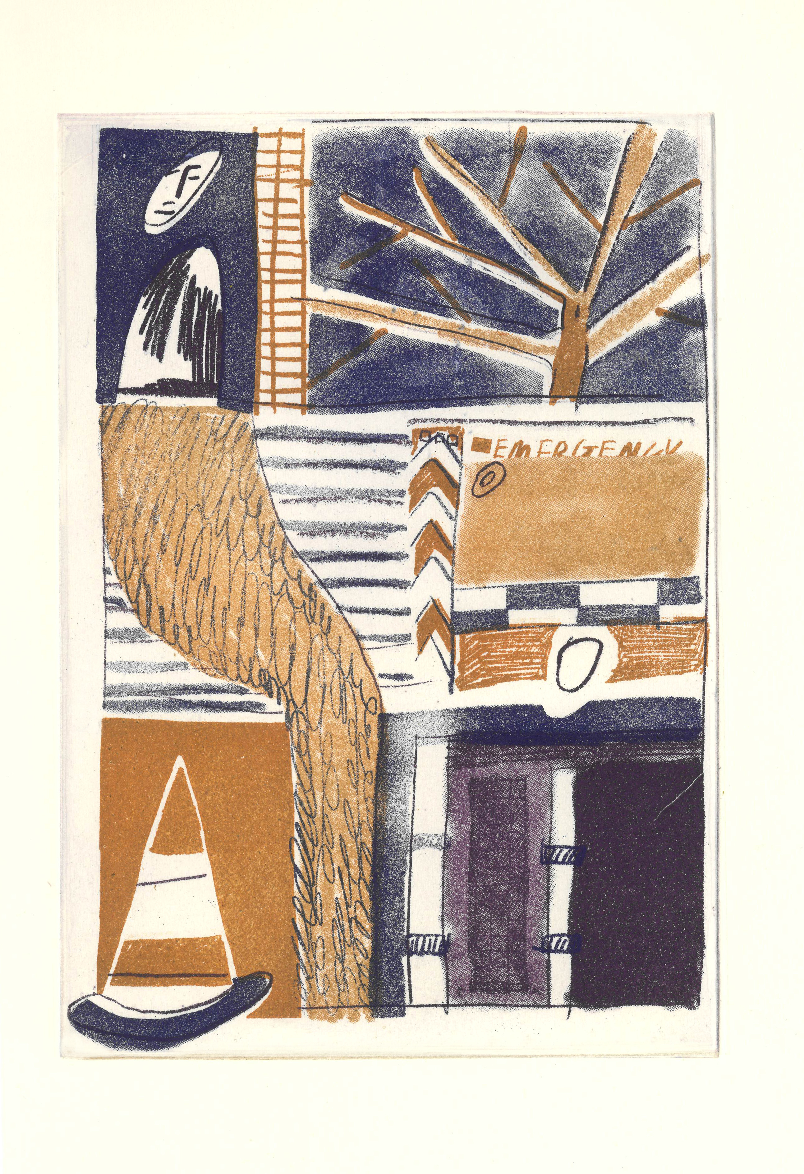 From the Window - 2023 - Etching