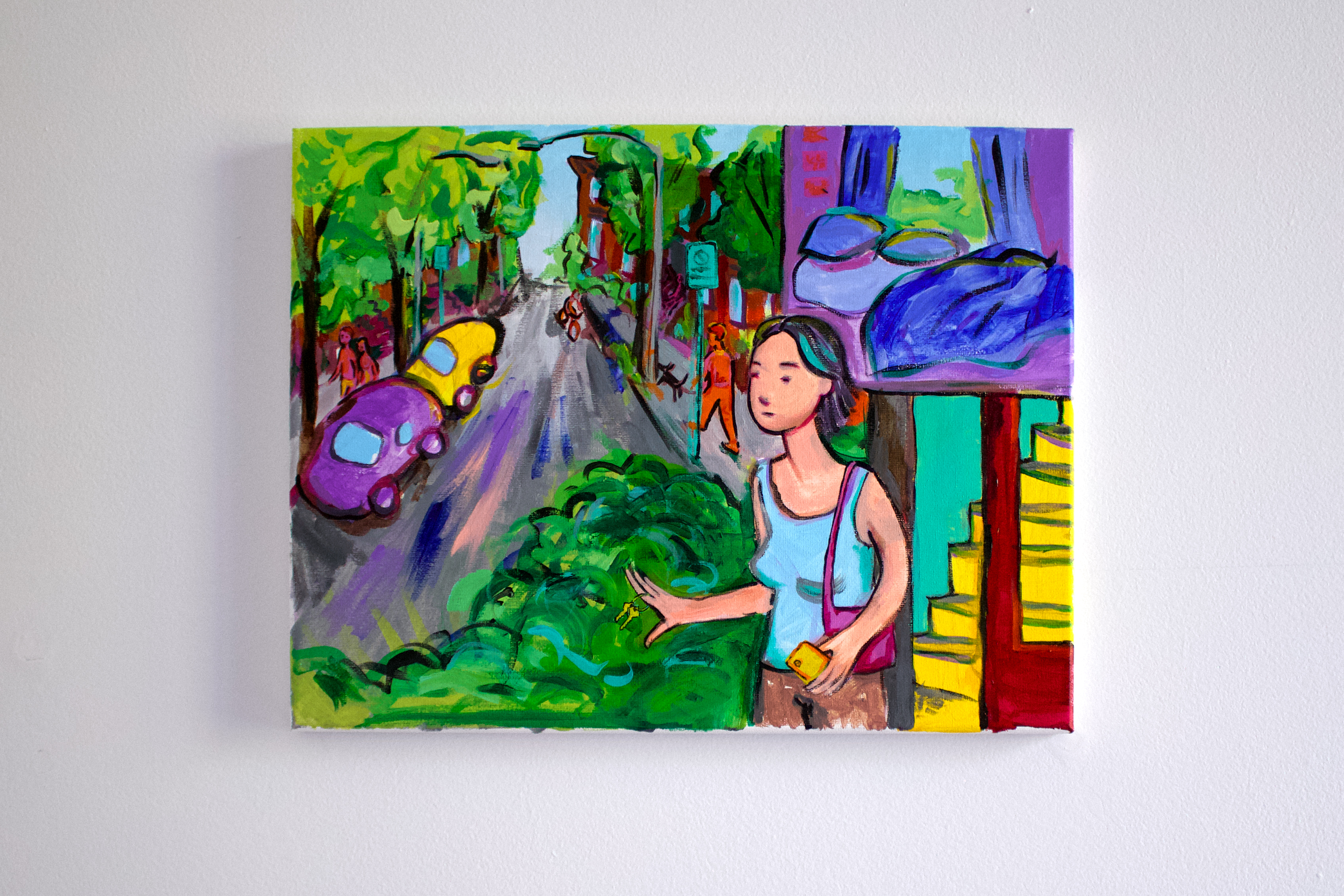 miss step out ~ 2022 ~ 14x11" ~ available