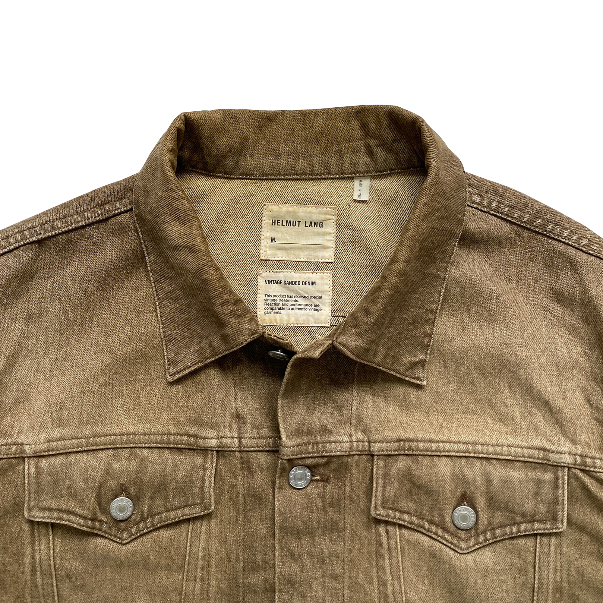 Helmut Lang, Vintage Stained Classic Denim Jacket - La Nausée