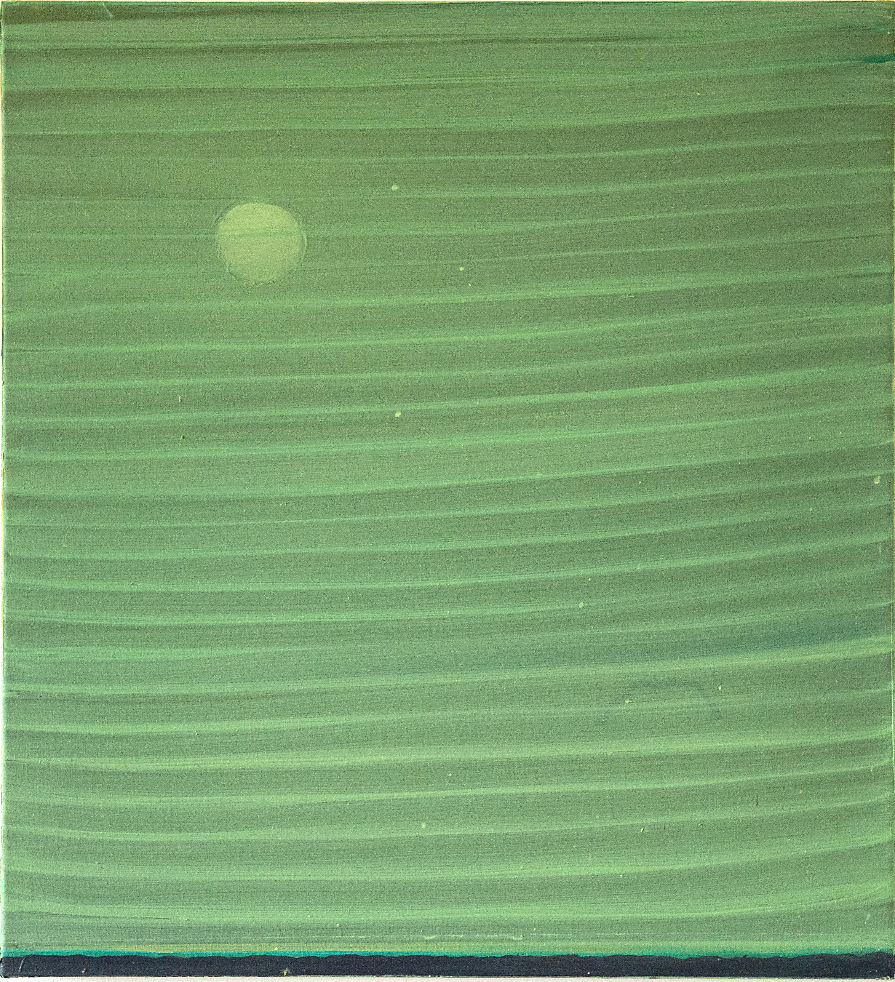 moon II / 60 x 55 cm / oil on canvas / Andreas Lech 2024
