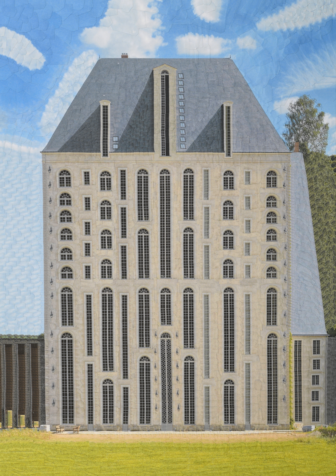 L’Orangerie, 2024, 11.6 x 16.5 inches