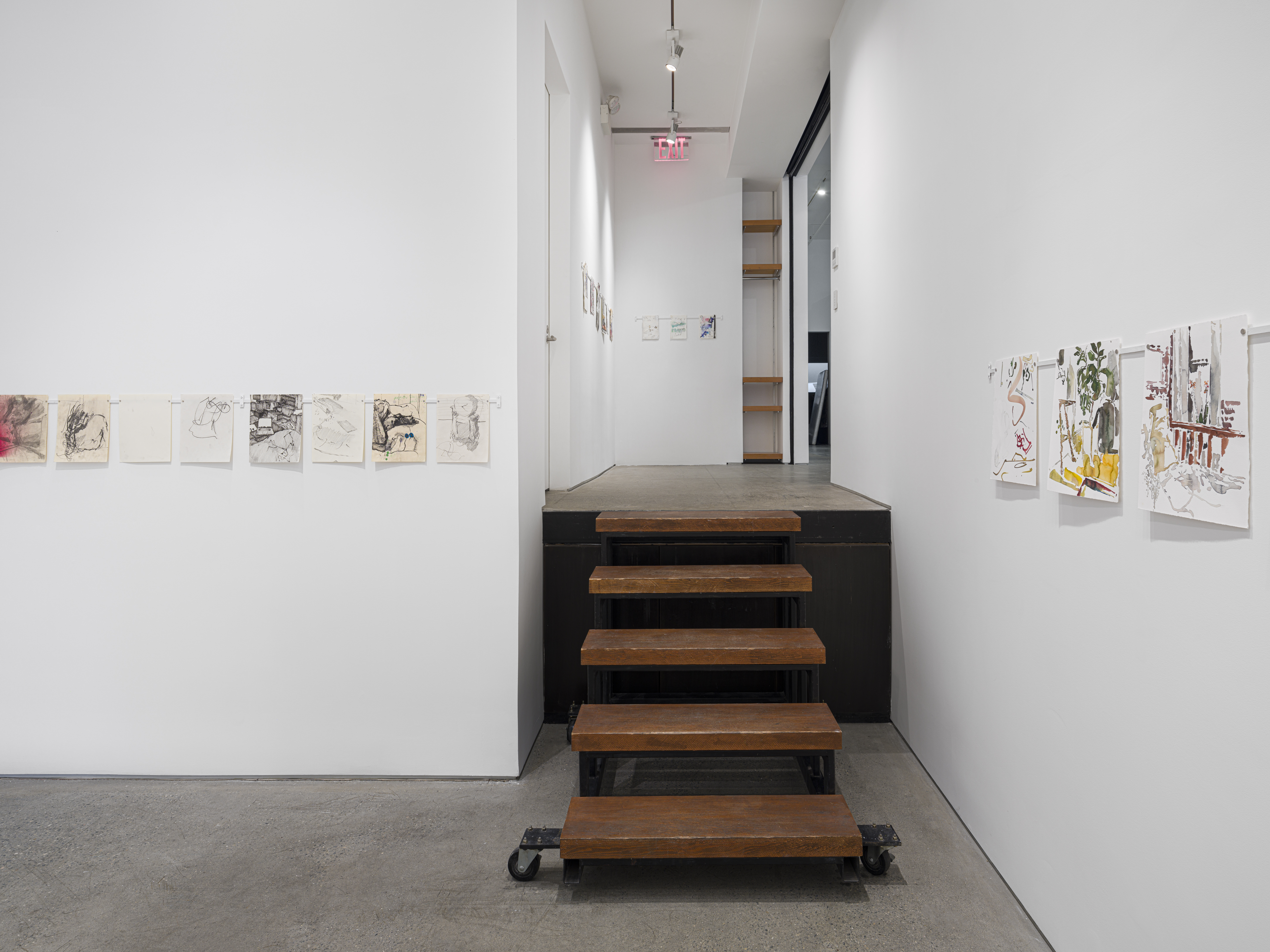Installation view, Jack Mernin: Live Time, JO-HS NY, March 2024. Photo: Garrett Carroll.
