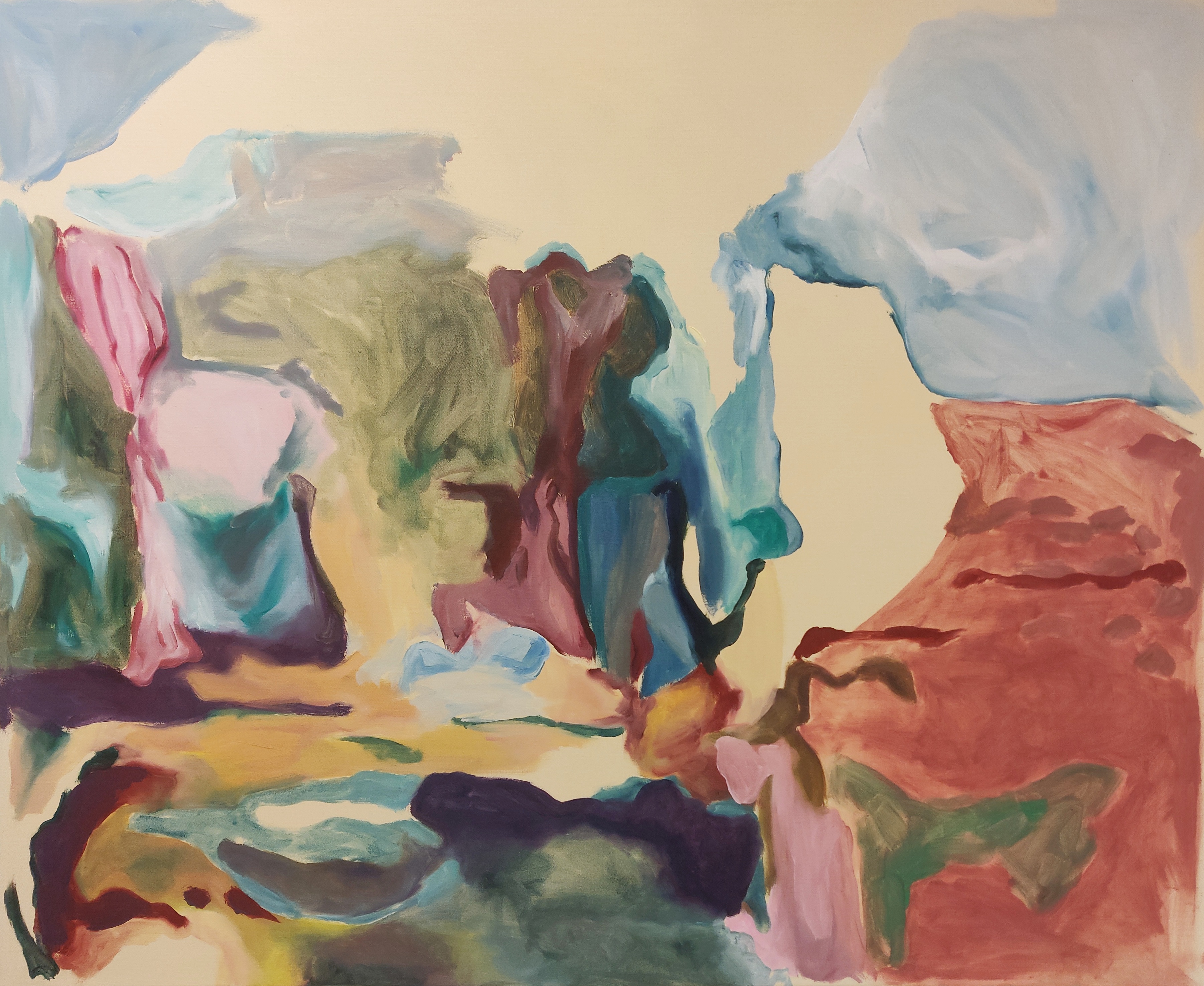 Untitled, Oil on linen, 90 x 110, 2021