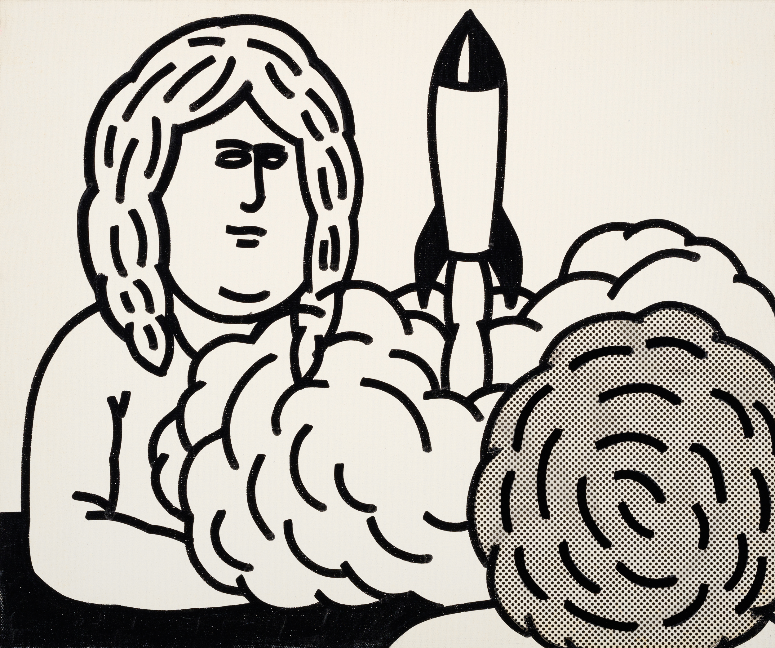 제목 미상, 2004년 경, 캔버스에 아크릴, 38 x 45.5cmNo Title, ca. 2004, acrylic on canvas, 38 x 45.5cm