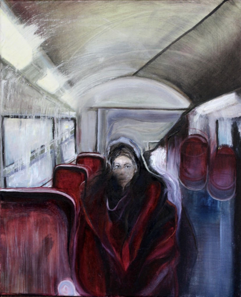 Bus Portrait | oil on canvas | 38 x 46 cm | 2018