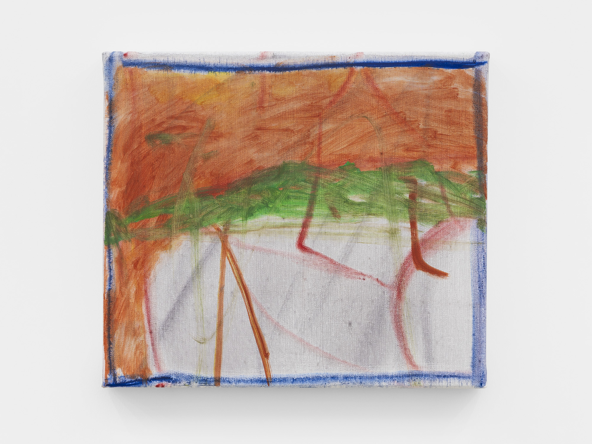 Mirror and Winter, 30cm x 40cm, oil on canvas, 2023