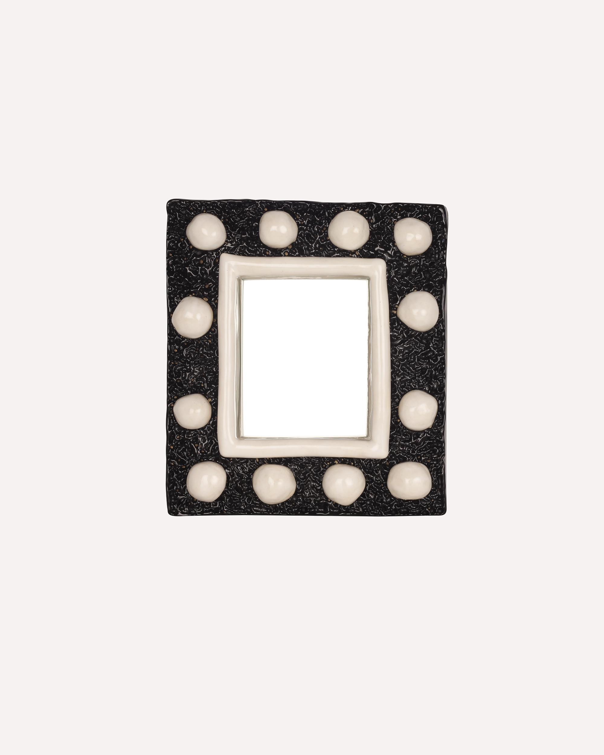 ODDITY MIRROR NO. 13Stoneware, Glazed.15.5x14.5cm